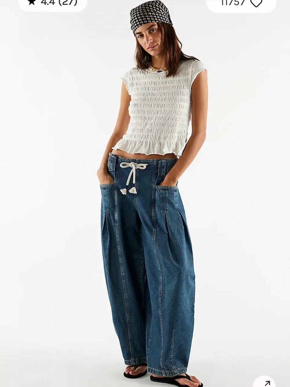 NWT Free People We The Free Sylvie Tee Size XL- White